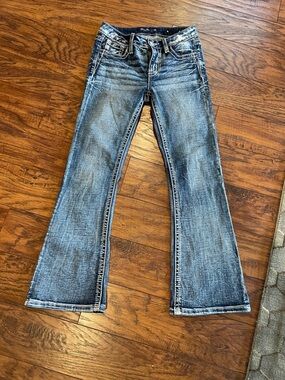 Miss Me Mid Rise Booth Stretch Jeans size 12.